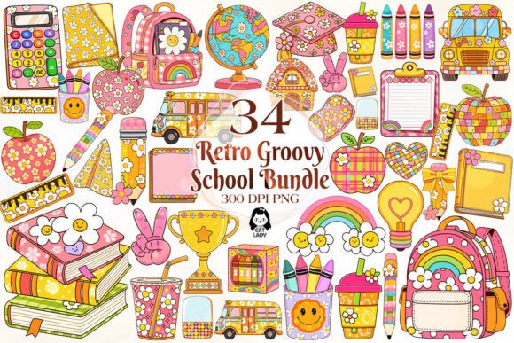 Download Retro Back to School Clipart - Back to school clipart Collection