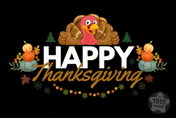 Download Happy Thanksgiving Turkey Clipart PNG - Premium Bundle