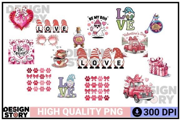 Download Cute Valentine Graphics Set - Premium Resources